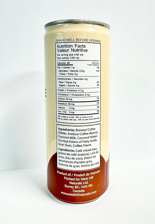 Dairy Free Coffee with Coconut Milk 250ml