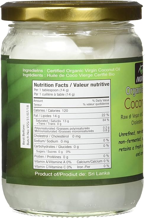 Organic Virgin Coconut Oil, 500ml