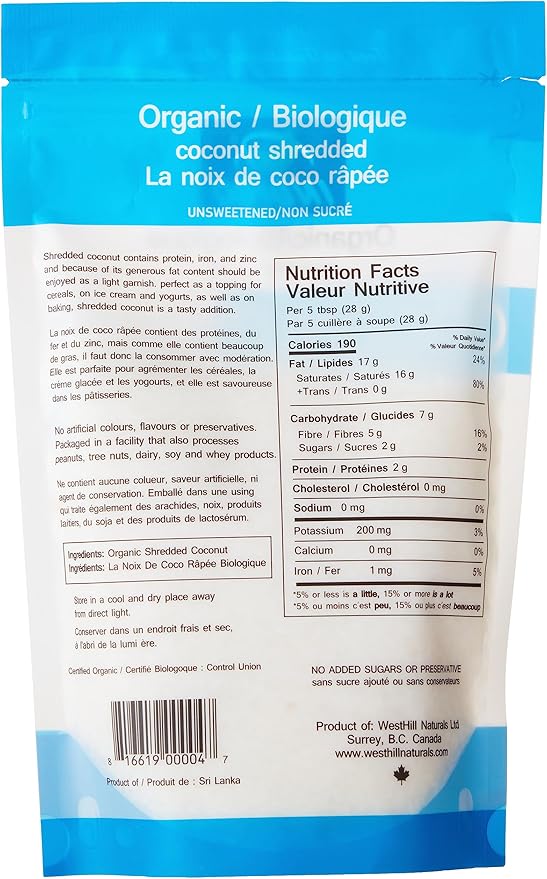 Organic Coconut Shredded 200g