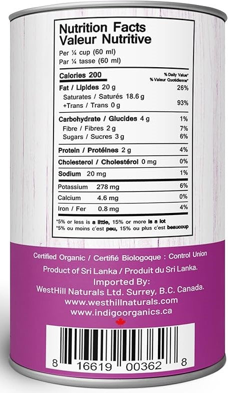 Organic Coconut Whipping Cream 400g