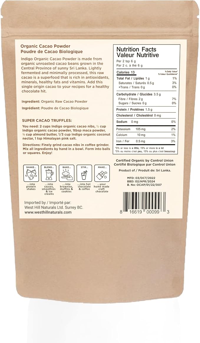 Organic Cacoa Powder 200g