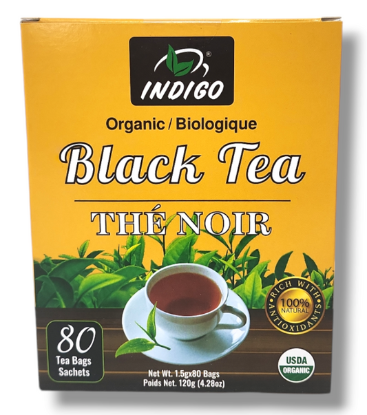Organic Black Tea 80 Tea Bags/120g