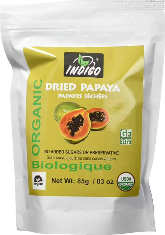Organic Dried Papaya 85g