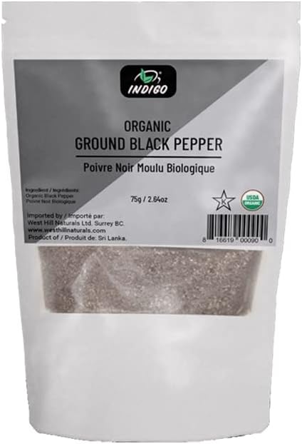 Organic Black Pepper Powder 75g